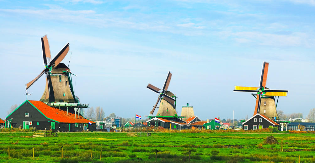 Say đắm Zaanse Schans – làng cối xay gió Hà Lan.